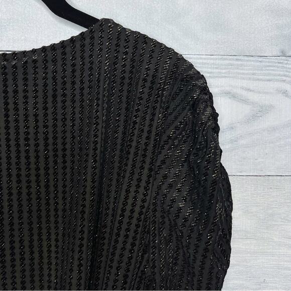 & Other Stories Metallic Wrap Dress - Picture 5 of 5